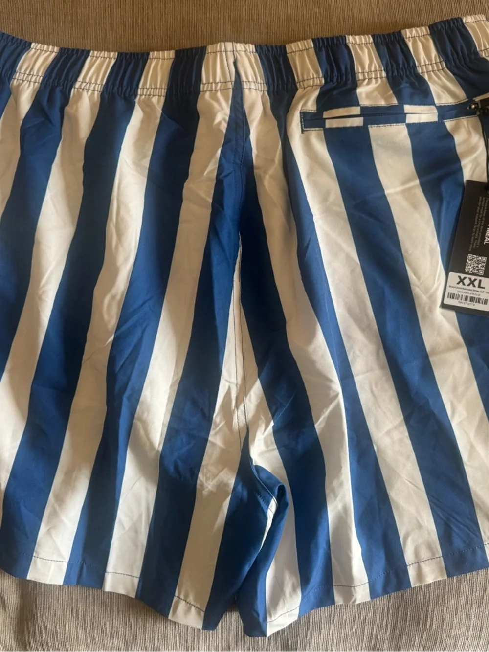 Bearbottom Stretch Swim Trunks Nantucket Stripe pattern New with Tags‎